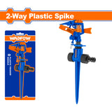 WNE3E34 Plastic Auto Gear Sprinkler Plastic Pulsating Sprinkler with 2-way Plastic Spike
