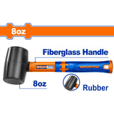 Rubber Mallet Hammer With Fiberglass Handle Soft Maso Martilyo WAD-HT