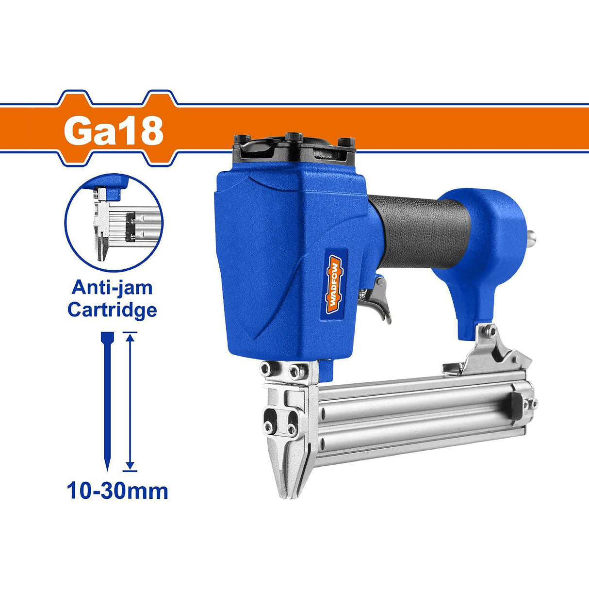 WBN3530 Pneumatic Nailing Gun Air Brad Nailer With Safety Trigger 10-30mm