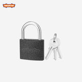 Heavy Duty Short Shackle Iron Padlock Durable With 3 Pcs Iron Keys (32mm-75mm)