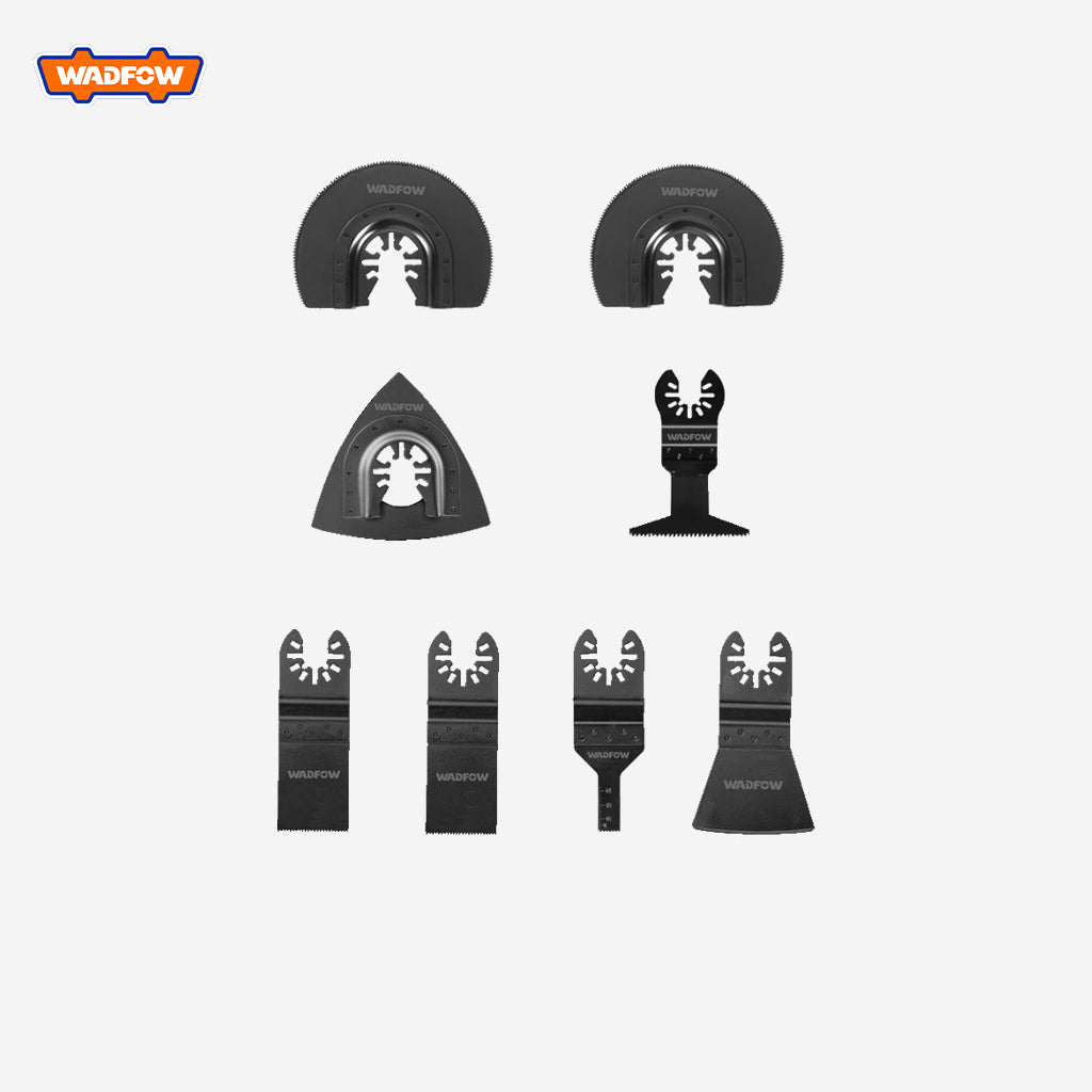 Wadfow Multi-Function Jade Cutting Saw Blade for cutting Metal,Wood & Triangle Delta Sanding Pad WHT