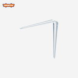 Wadfow Shelf Support Brackets with 6-Fixing Points Heavy Duty SOLD PER PIECE WZJ13 (WHT)