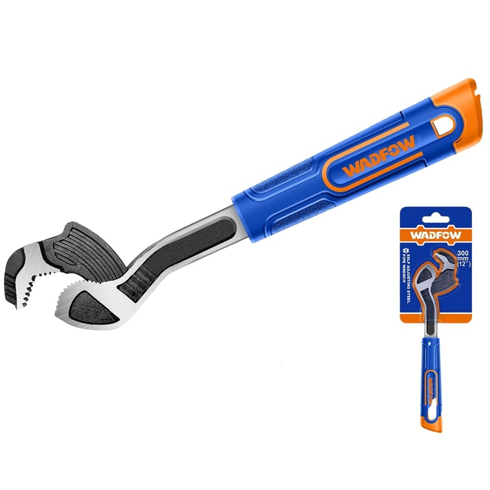 Wadfow by Winland 6in/8in/10in/12in Self Adjusting Steel Pipe Wrench WAD-HT