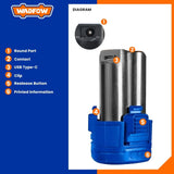 S12/12v Battery Pack For Cordless Power Tool 1.5ah