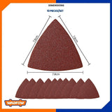 Set of 10pcs Triangular Sandpaper (for Multi-Purpose Burr Cutter) WMA8K03