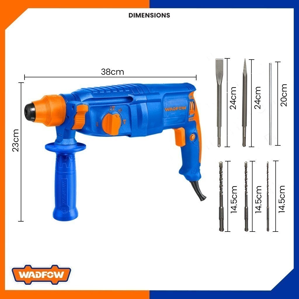 Rotary Hammer Drill 800w WRH1D26