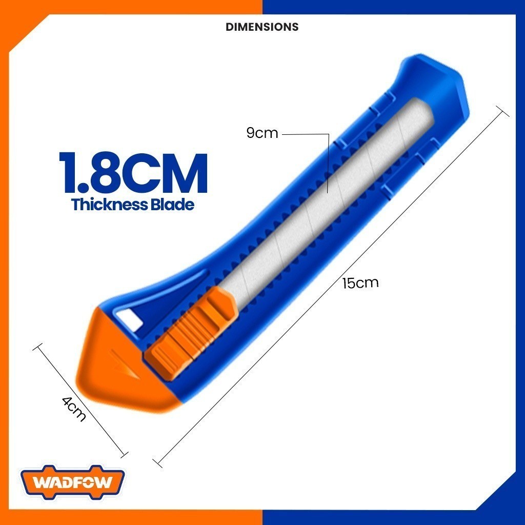 Snap Off Blade Cutter Knife 18mm x 100mm