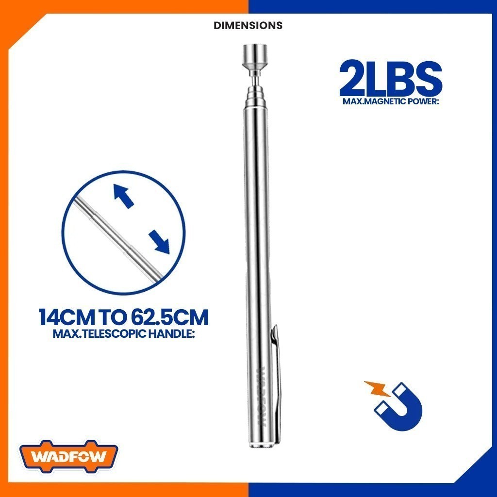 Stainless Steel Magnetic Telescopic Pick up Tool for Small Metal Items WME1602