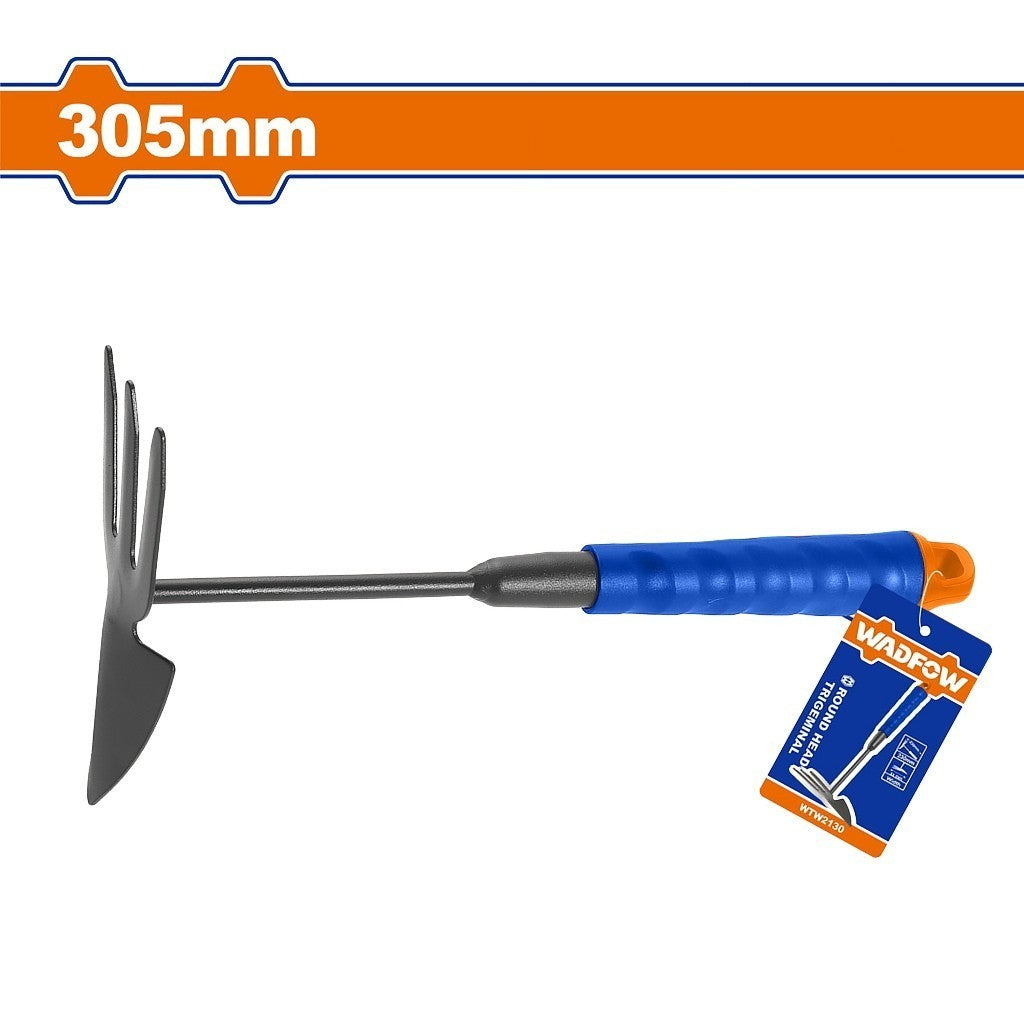 Wadfow WTW2130 305mm x 70mm Gardening Tools Garden Rake With (PP) Handle