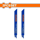 Wadfow WJT1122BF 2PCS/Set Reciprocating Saw Blades for Metal