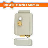 Wadfow 60mm | 130x105x40mm Electric Lock Edge Basket Rim (DC12V±10%/1.5~3A) with 3-Brass Key