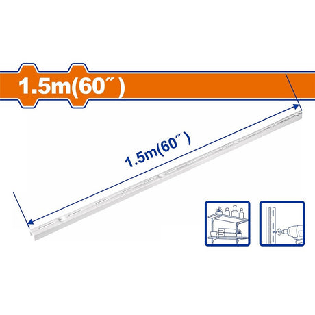 Wadfow 1.6mm Thickness Heavy Duty Shelf Track Brackets for Shelf Track Insert SOLD PER PIECE