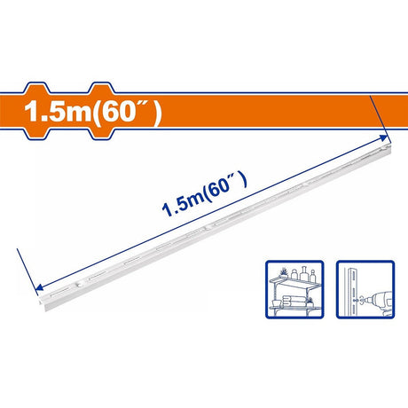 Wadfow 1.6mm Thickness Heavy Duty Shelf Track Brackets for Shelf Track Insert SOLD PER PIECE