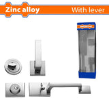 Wadfow WUH1501 Handle Set with Single Cylinder and Lever Interior Key For Main Door
