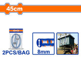 Wadfow 2PCS/Set 45cm | 60cm | 90cm PP Rope & Rubber Elastic Octopus Luggage Bicycle Strap Rope Set