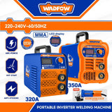 Wadfow 320A / 350A MMA Welding Machine Inverter Portable IGBT with Free Angle Grinder