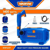 Wadfow 1400W 90 Bar Industrial Self Priming High Pressure Washer