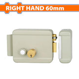 Wadfow 60mm | 130x105x40mm Electric Lock Edge Basket Rim (DC12V±10%/1.5~3A) with 3-Brass Key