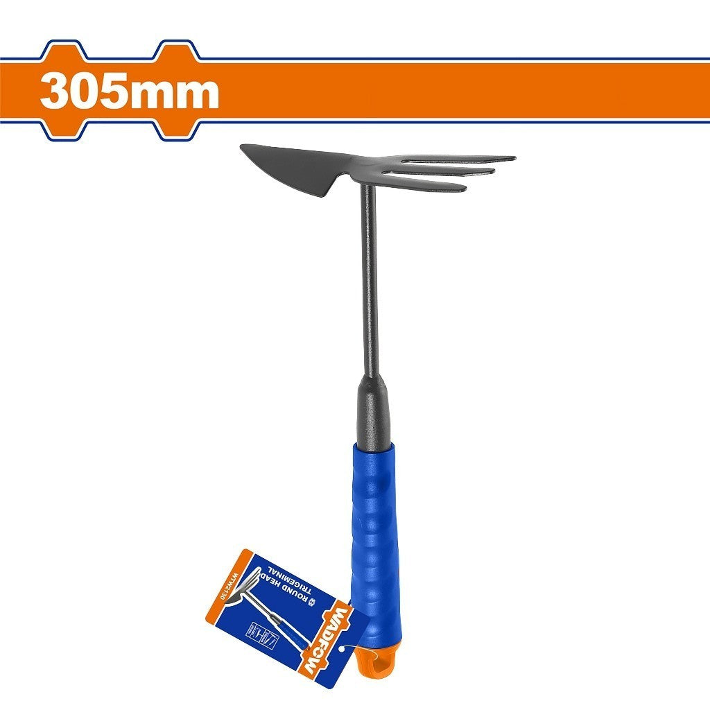 Wadfow WTW2130 305mm x 70mm Gardening Tools Garden Rake With (PP) Handle