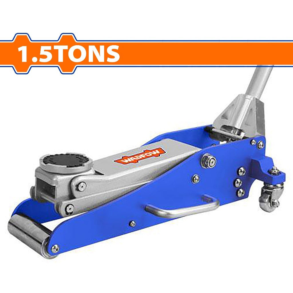 Wadfow WHJ6515 1.5Tons Trolley Hydraulic Garage Floor Jack Fasting Lifting Dual Pump