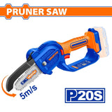 Wadfow P20S/20V 5inches(130mm) Lithium-Ion Cordless Pruner Saw Bar