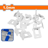 Wadfow 100pcs Floor Tile Levelers Tile Spacers Anchor 1.0mm-3.0mm SOLD PER PACK