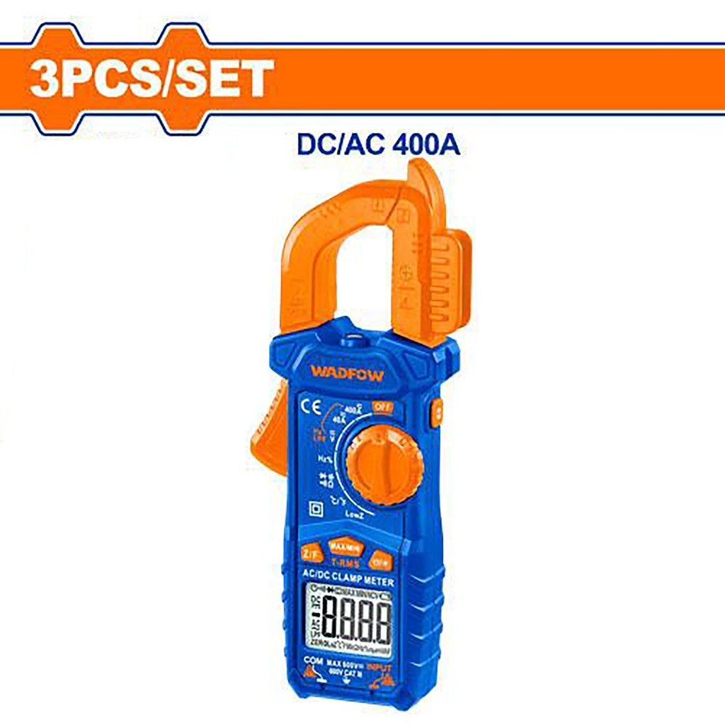 Wadfow WDM94012 3PCS/SET Digital Multi Tester Multimeter Electrical Test Kit