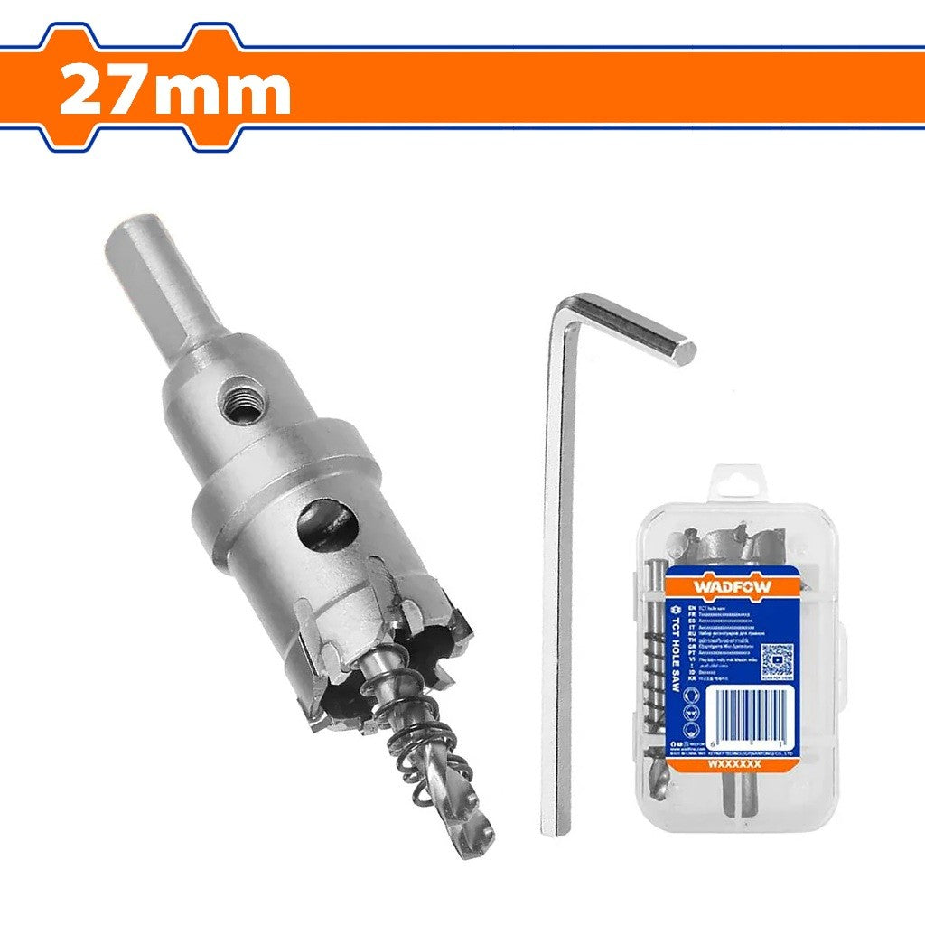 Wadfow WKJ6B27 TCT Hole Saw Very Smoothly and Quickly for Stainless Steel