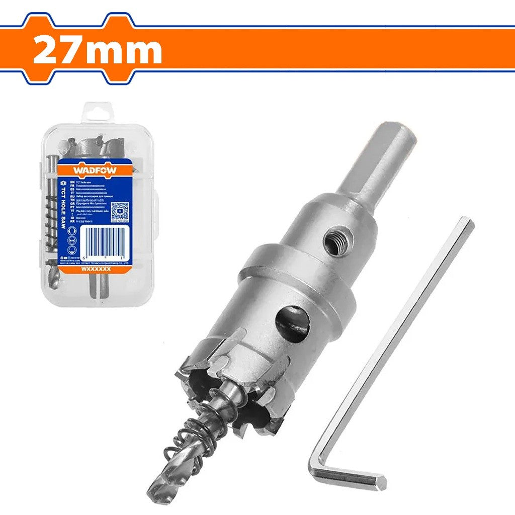 Wadfow WKJ6B27 TCT Hole Saw Very Smoothly and Quickly for Stainless Steel