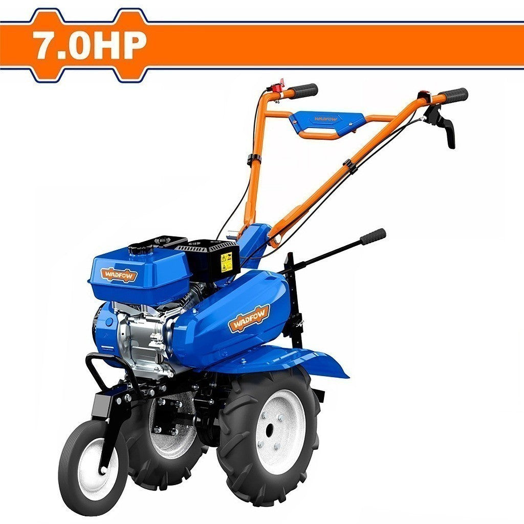 Wadfow WTL2A75 170F(7.0HP) Gasoline Engine Agricultural 3-Wheel Gasoline Tiller Cultivator