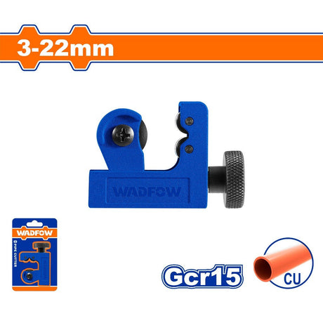 Wadfow Rotary Copper & Aluminum Tubing Pipe Trimmer Cutting Tool with Aluminum Knob SOLD PER PIECE