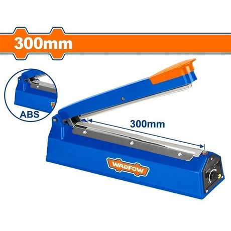 Wadfow 200mm/300mm/400mm Impulse Sealer Machine with 8-Adjustable Heating Speed WAD-HT