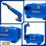 Wadfow 1400W 90 Bar Industrial Self Priming High Pressure Washer
