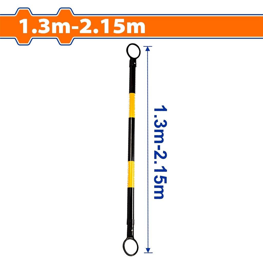 Wadfow WCBR1301 Retractable Traffic Cone Bar 1.3m-2.15m