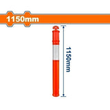 Wadfow Warning Support Base(6kg) and Traffic Post (1.15m) Reflective Safety Light  WYJ2A (WHT)