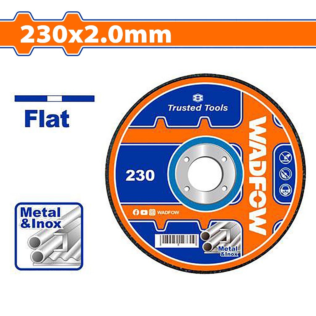 Wadfow 9 Inches (230mm) Abrasive Metal Cutting Disc WAC1397