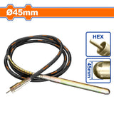 Wadfow 38mmø-45mmø Heavy Duty HEX Type Coupling Concrete Vibrator Poker Hose Hand Tools