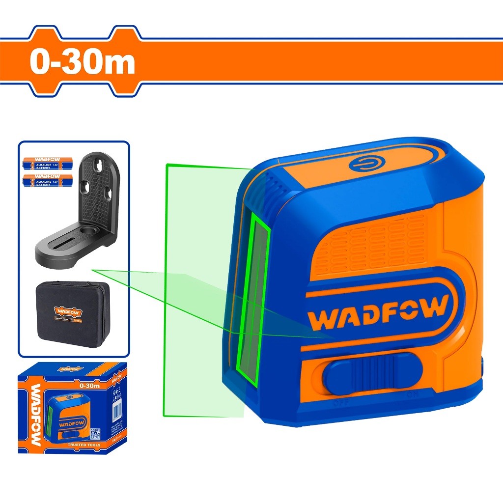 Wadfow WLE2M03 0~30m Green Beam Self- Leveling Line Laser Level