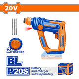 Wadfow WLM1516/WLM1B161 P20S 20V Lithium-Ion Cordless Rotary Hammer with & without Battery-Charger