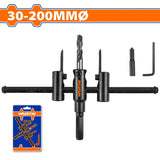 Wadfow WKJ9K01 | WKJ9K02 30-120mmØ/200mmØ to 3-50mmØ Adjustable Circle Cutter