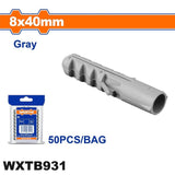 Wadfow Fish Plastic Anchor 5mm-10mm Screw Drywall Fixing Gripper Plug Tube SOLD PER PACK