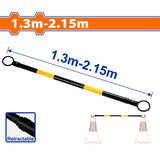 Wadfow WCBR1301 Retractable Traffic Cone Bar 1.3m-2.15m