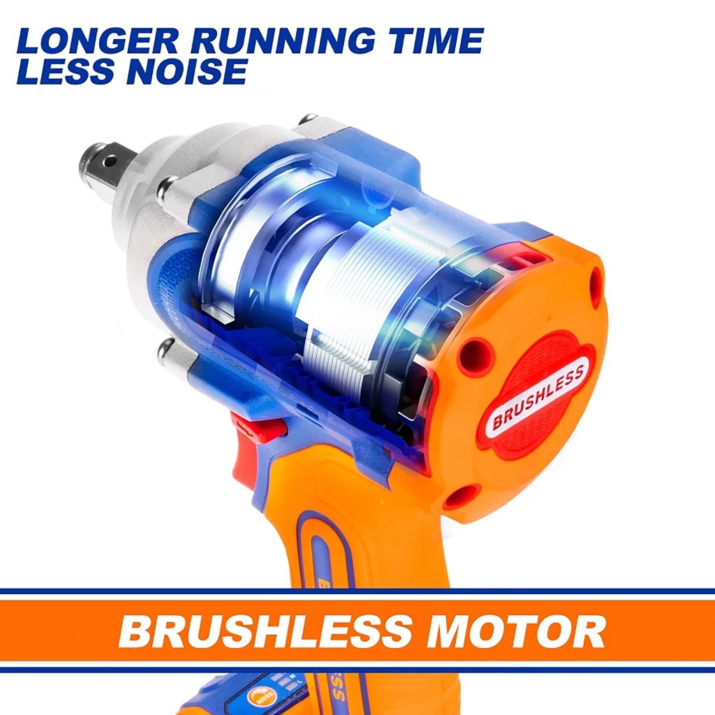 Wadfow WCD1B48 P20S/20V Lithium-Ion Cordless Brushless Impact Wrench
