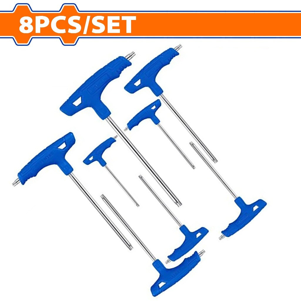 Wadfow WHK3481 8PCS/SET T-Handle Torx Wrench Set