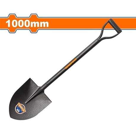 Wadfow WSE13 Carbon Steel Shovel with wooden handle Round & Square (1000mm)