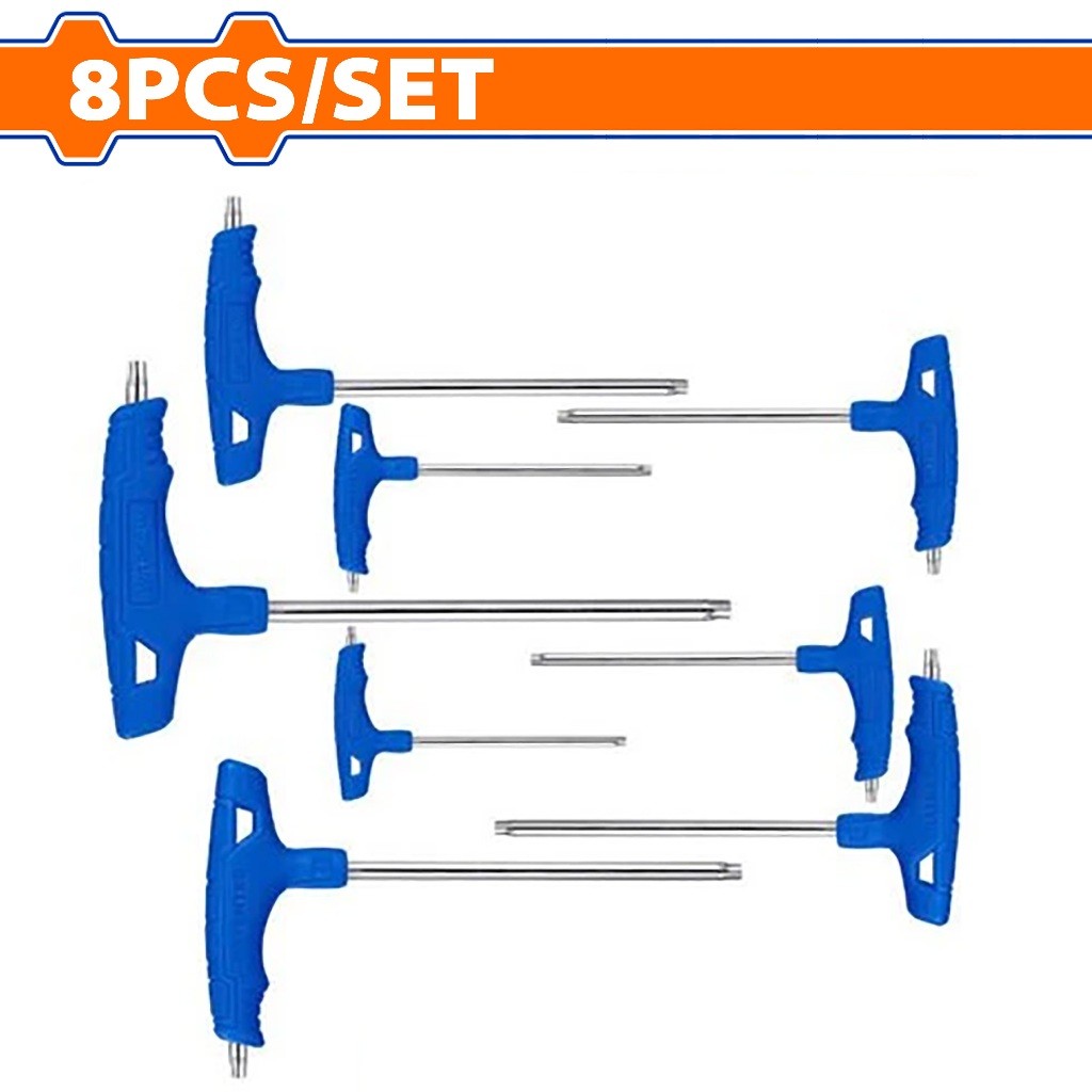 Wadfow WHK3481 8PCS/SET T-Handle Torx Wrench Set