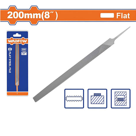 Wadfow Flat, Round, Square, Triangle & Half Round, for Steel and Wood File