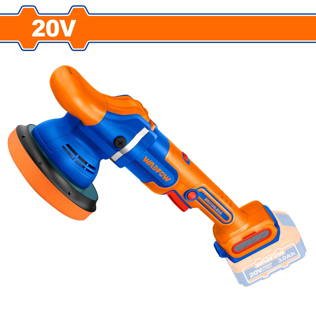 Wadfow WHL2B15 P20S/20V Lithium-Ion Brushless Motor Cordless Polisher