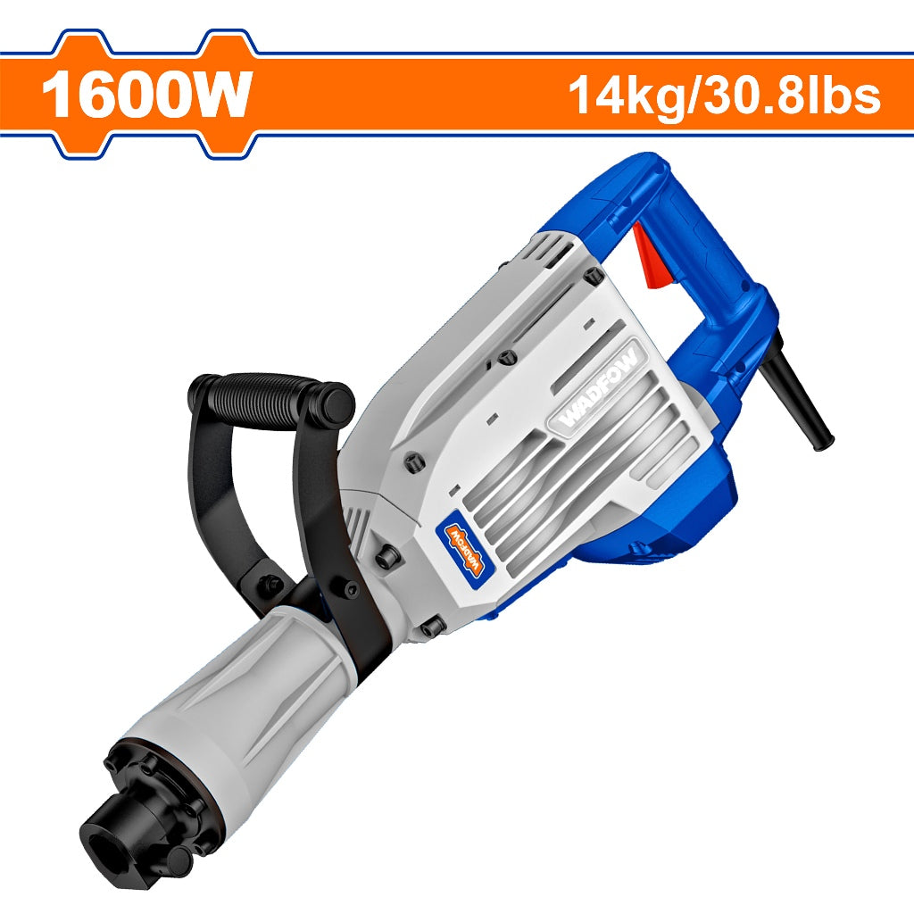 Wadfow WDB1D80 Demolition Breaker | Jack Hammer 1600W with 1pc x SDS Chisel