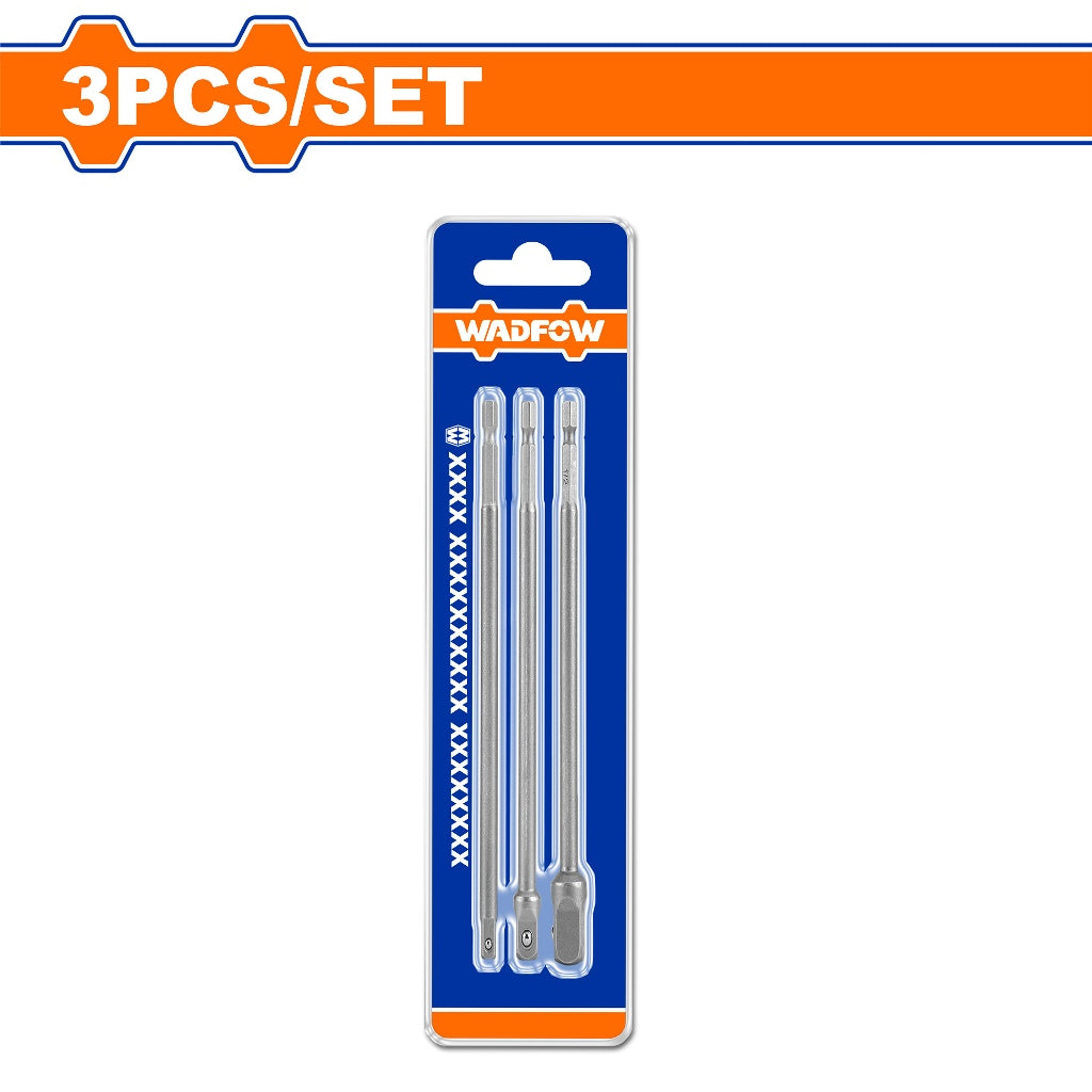 Wadfow WSV4K03 3PCS/Set Hexagonal Shank Socket Adaptor